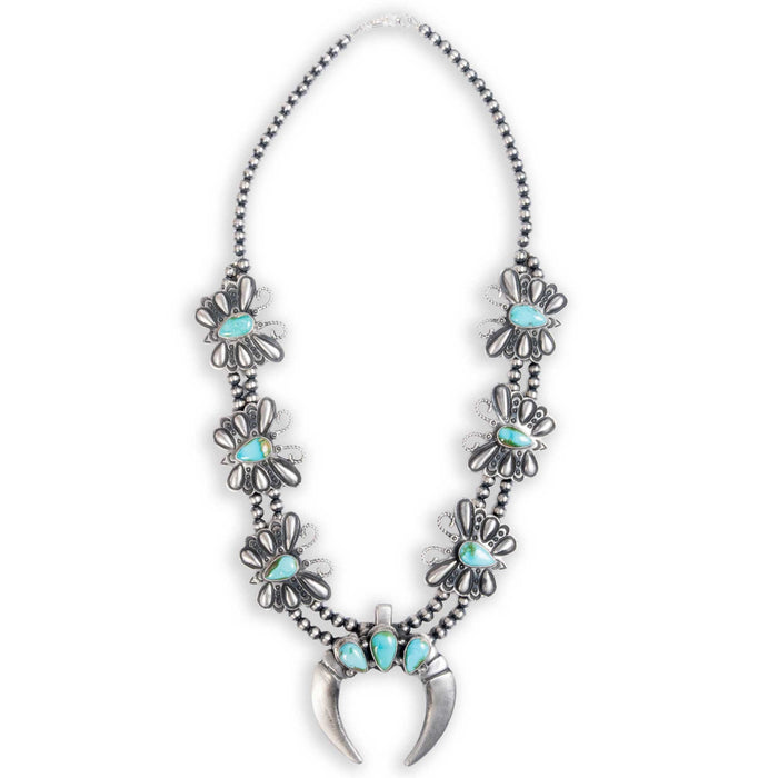 Ts'oysholo Squash Blossom and Earring Set