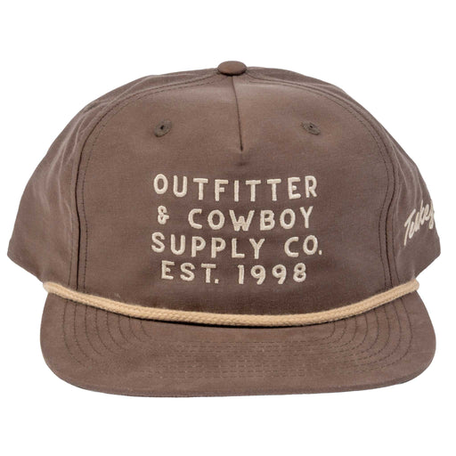 Teskey's Outfitter & Cowboy Supply Rope Cap - Dark Mocha/Khaki TESKEY'S GEAR - Baseball Caps Teskey's