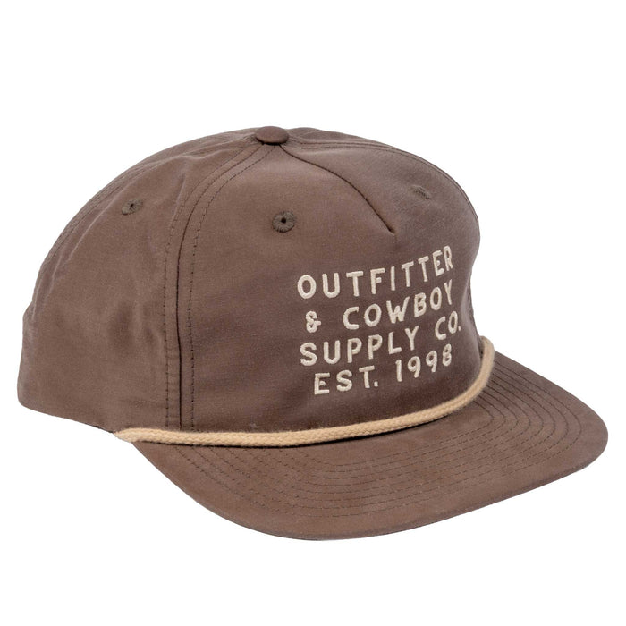 Teskey's Outfitter & Cowboy Supply Rope Cap - Dark Mocha/Khaki