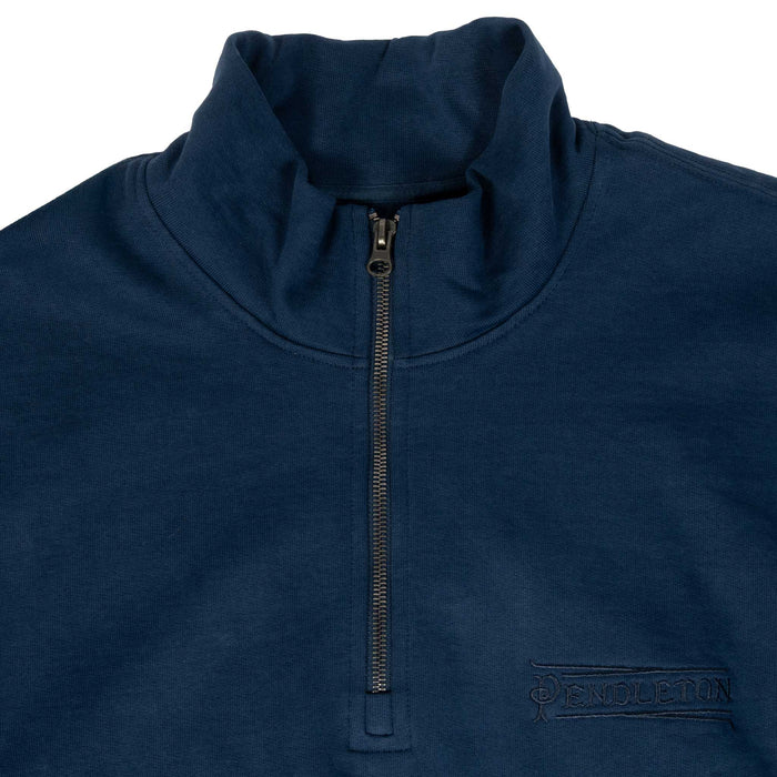 Pendleton Men's 1/4 Zip Navy Sweatshirt