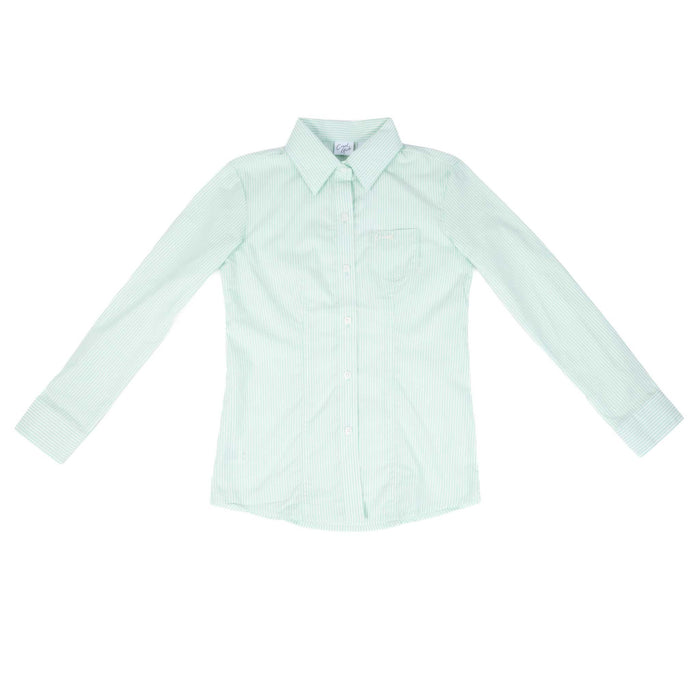 Cruel Denim Girl's Stripe Turquoise Top
