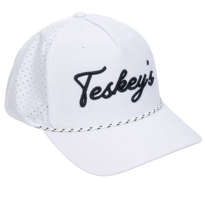 Teskey's 3D Script Cap - Solid White/Black