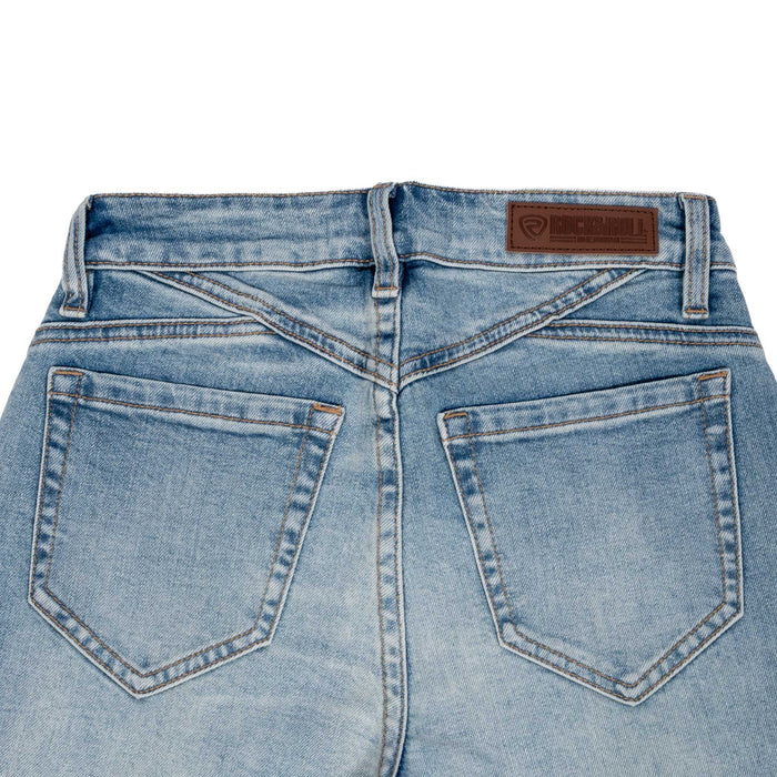 Rock & Roll Denim Women's High Rise Wide Leg Jean