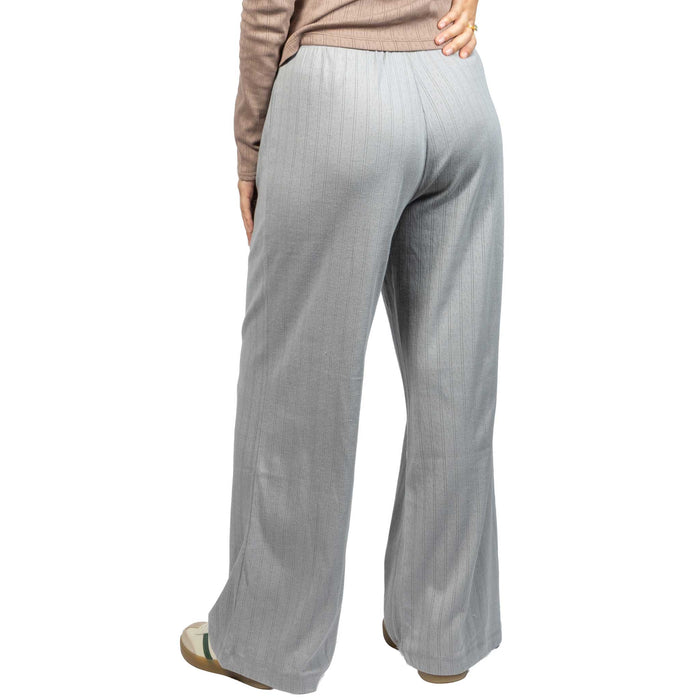 Dylan Kelly Pointelle Wide Leg Pant