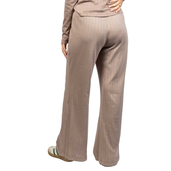 Dylan Kelly Pointelle Wide Leg Pant