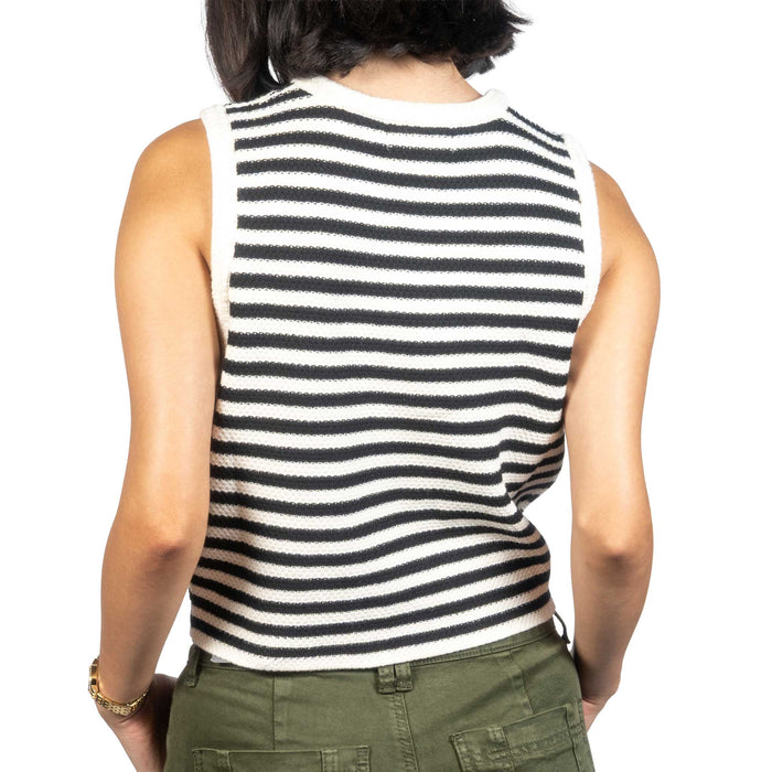Sadie & Sage Manon Stripe Sweater Vest
