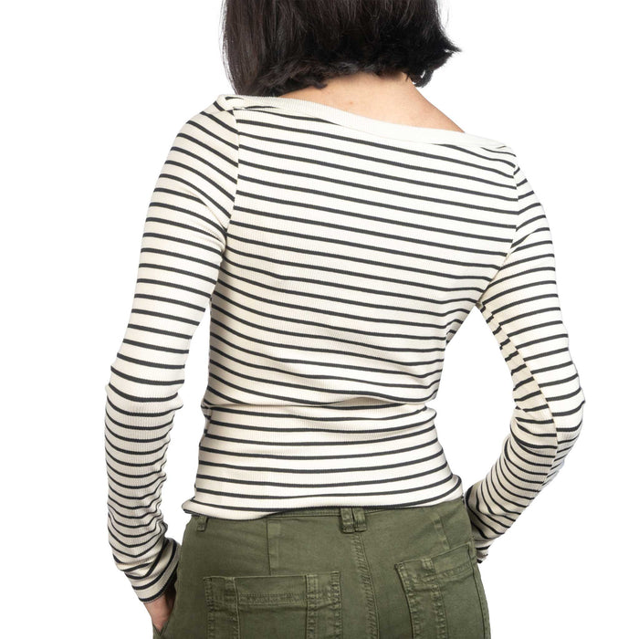 Sadie & Sage Brioche Boat Neck Top WOMEN - Clothing - Tops - Long Sleeved Sadie & Sage