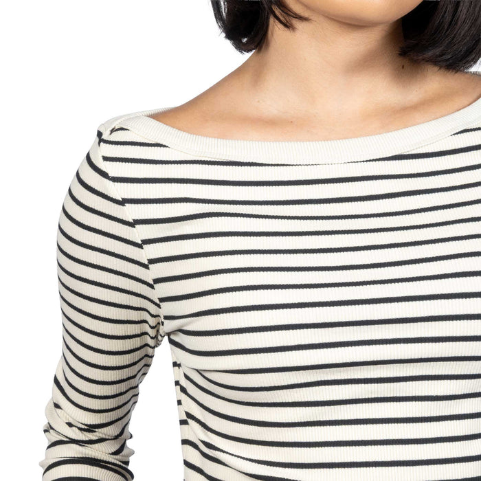 Sadie & Sage Brioche Boat Neck Top WOMEN - Clothing - Tops - Long Sleeved Sadie & Sage
