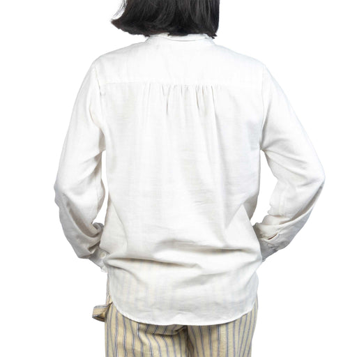 Dylan Channing Ruffle Natural Top WOMEN - Clothing - Tops - Long Sleeved Dylan