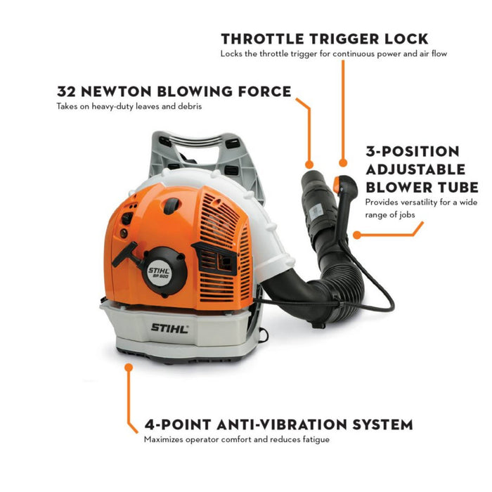 Stihl BR 600 Gasoline Backpack Blower Garden Supplies - Tools & Equipment Stihl Equipment