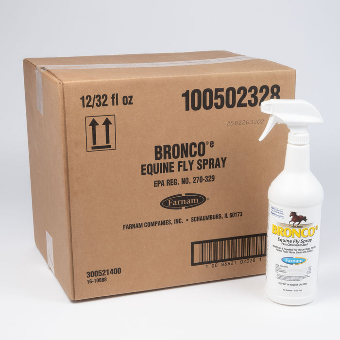 Farnam Bronco 32oz Equine Fly Spray - Case of 12