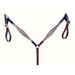 Teskey's Chocolate Cheetah Breast Collar w/Buckstitch Tack - Breast Collars Teskey's