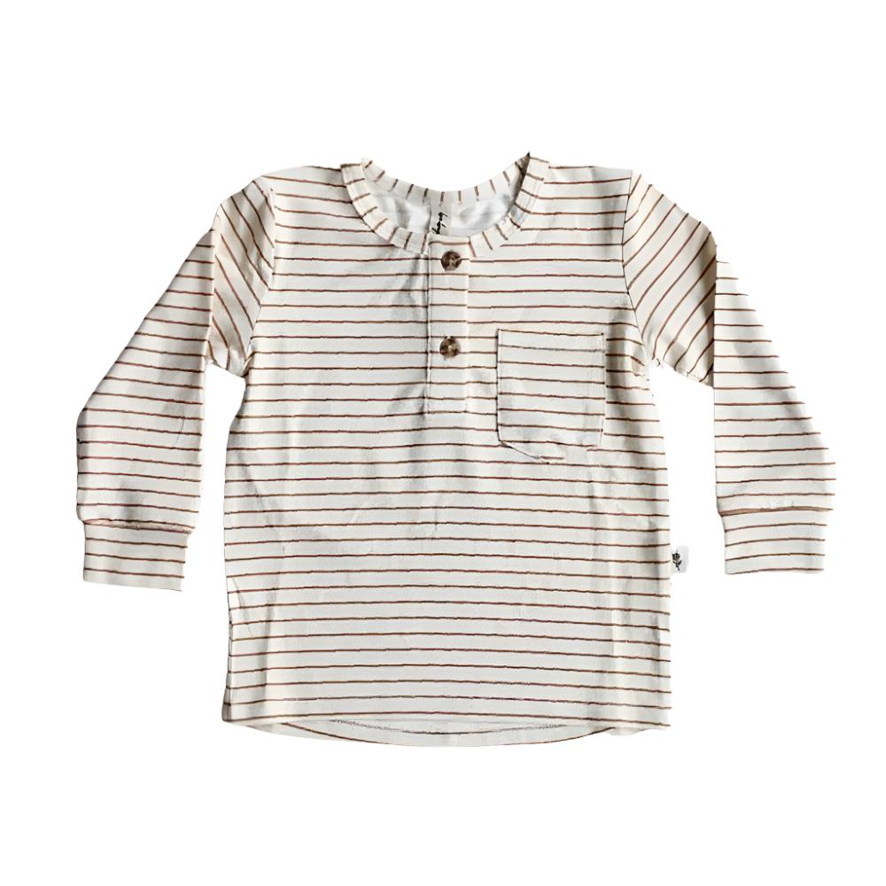 Babysprouts Short Sleeve Henley - Construction