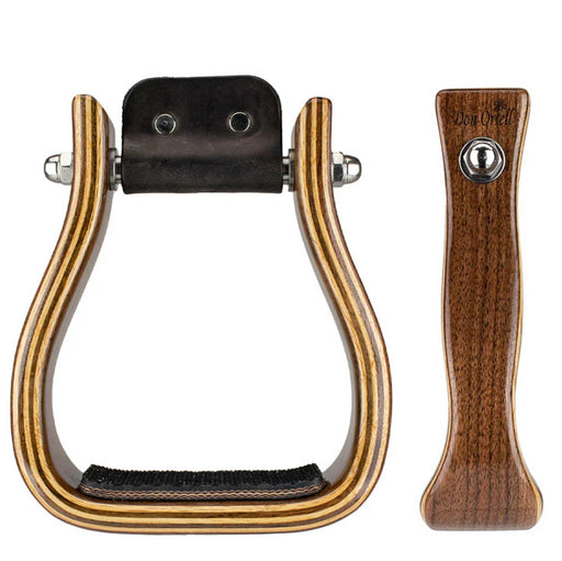 Don Orrell 2" Barrel Racer Stirrup Tack - Saddle Accessories Don Orrell