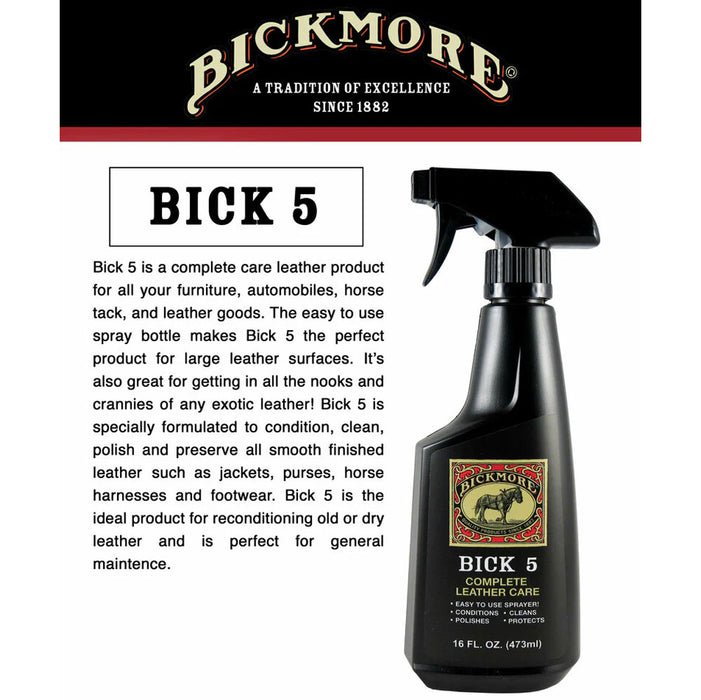 Bickmore Bick 5 Complete Leather Care Barn - Leather Working Bickmore