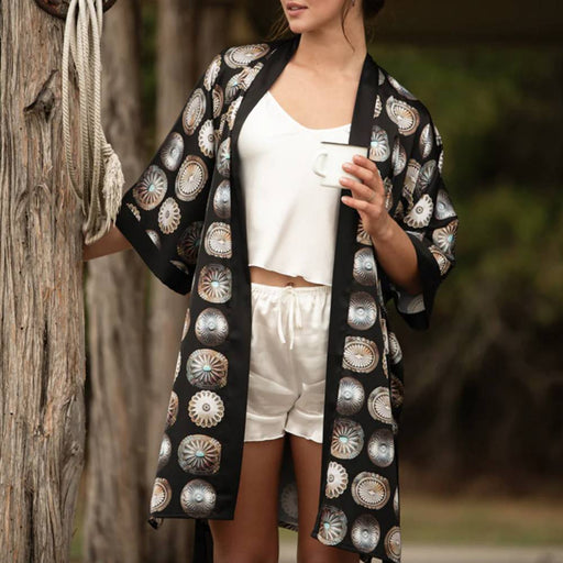 Fringe Scarves "Big Concho" Kimono Robe WOMEN - Clothing - Loungewear Fringe Scarves   