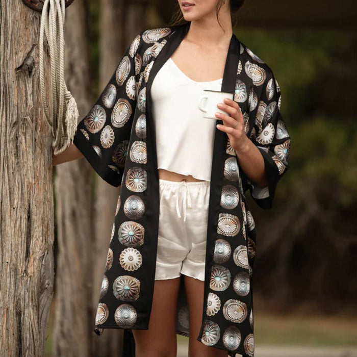 Fringe Scarves "Big Concho" Kimono Robe WOMEN - Clothing - Loungewear Fringe Scarves   