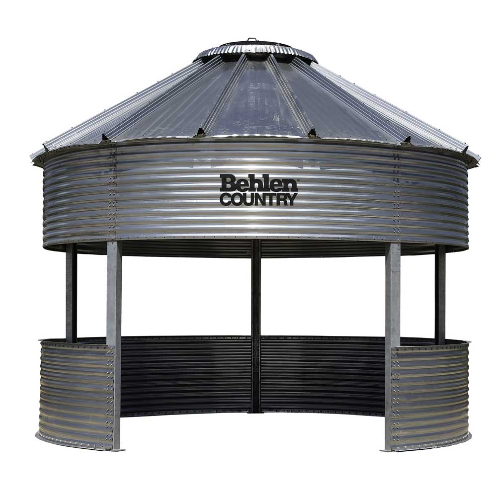 BinVista 16' Galvanized Gazebo (In-Store Only) Equipment - Accessories Behlen Country