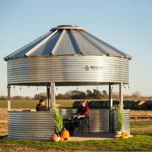 BinVista 16' Galvanized Gazebo (In-Store Only) Equipment - Accessories Behlen Country