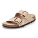 Birkenstock Arizona Big Buckle - High Shine New Beige WOMEN - Footwear - Sandals Birkenstock   