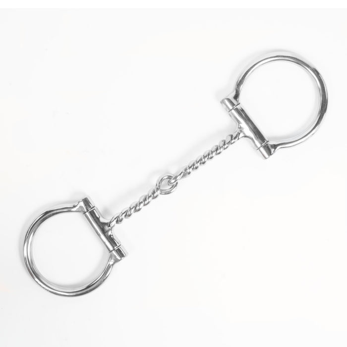 Teskey's D-Ring Twisted Snaffle Bit