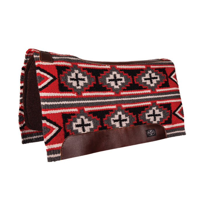 Professional's Choice Fuse Saddle Pad Tack - Saddle Pads Professional's Choice 3/4" Black/Crimson