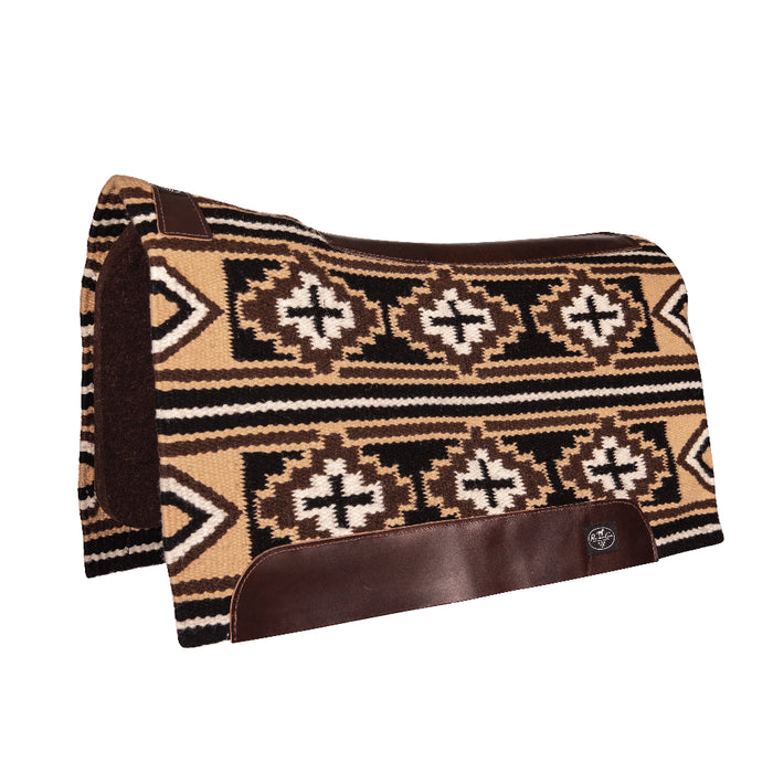 Professional's Choice Fuse Saddle Pad Tack - Saddle Pads Professional's Choice 3/4" Black/Tan