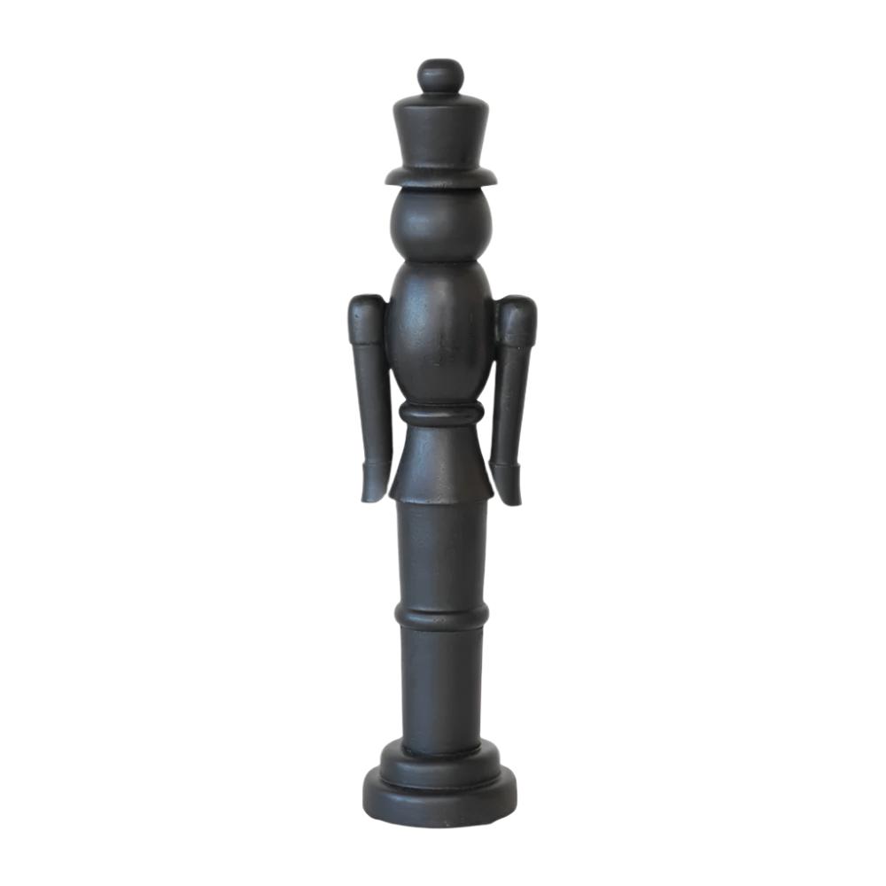 Black Mango Wood Nutcracker HOME & GIFTS - Home Decor - Seasonal Decor Creative Co-Op   