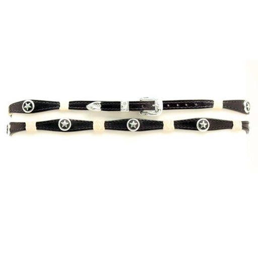 Scalloped Star Concho Hatband HATS - HAT RESTORATION & ACCESSORIES M&F Western Products   
