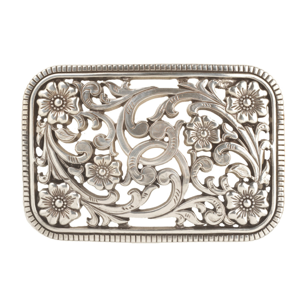 Blazin Roxx Floral Filigree Belt Buckle WOMEN - Accessories - Belts M&F Western Products   