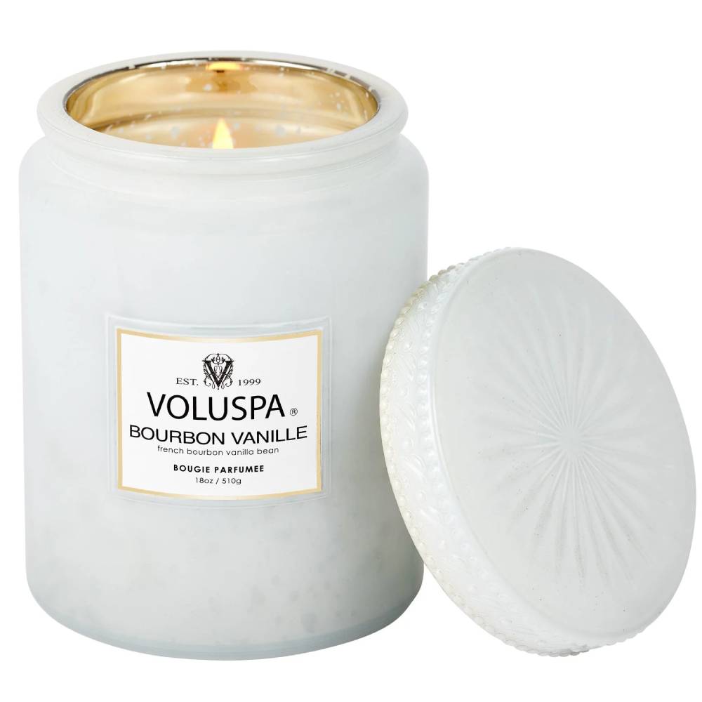 Bourbon Vanille Large Speckle Jar Candle HOME & GIFTS - Home Decor - Candles + Diffusers Voluspa   
