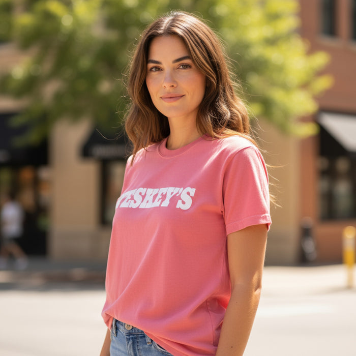 Teskey's Plain Logo Tee - Watermelon