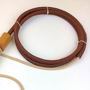 Double C Customs 4' Nylon Whip Tack - Whips, Crops & Quirts Double C Custom Whips Brown  