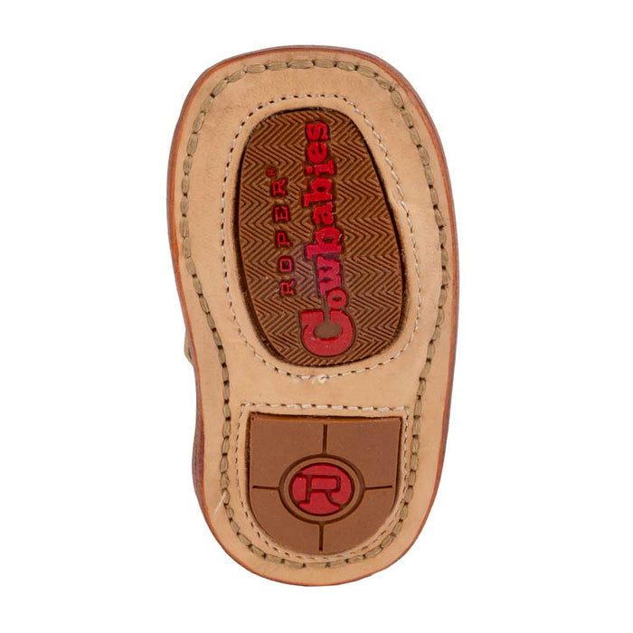 Roper Infant Cowbabies Waxy Tan Bullrider Boot KIDS - Baby - Baby Footwear Roper Apparel & Footwear