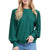 Bubble Sleeve Top - Forest Green WOMEN - Clothing - Tops - Long Sleeved Jodifl   