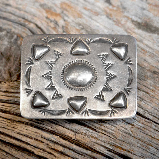 Vintage Sterling Silver Belt Buckle ACCESSORIES - Additional Accessories - Buckles AM