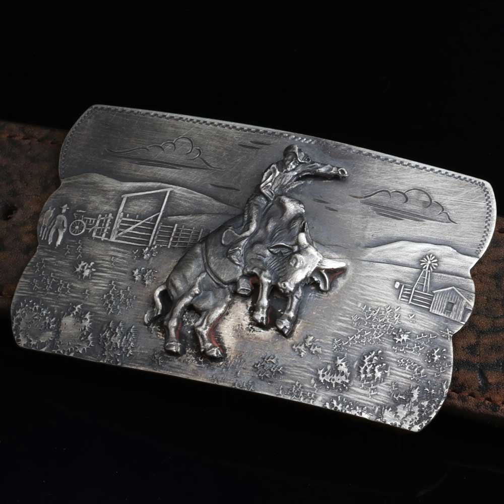 Comstock Heritage Morgan Bull Rider Ranchwear Buckle ACCESSORIES - Additional Accessories - Buckles Comstock Heritage   