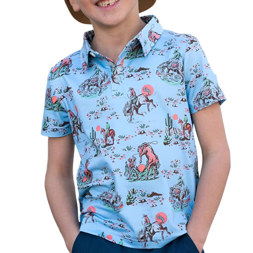Burlebo Toddler Cowboy Up Performance Polo KIDS - Baby - Baby Boy Clothing Burlebo   
