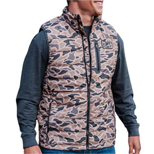 Burlebo Gauge Camo Puffer Vest MEN - Clothing - Outerwear - Vests Burlebo   