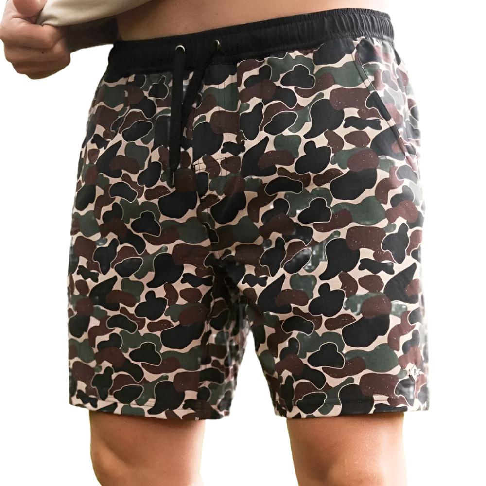 Burlebo Athletic Shorts - Throwback Camo - Teskeys