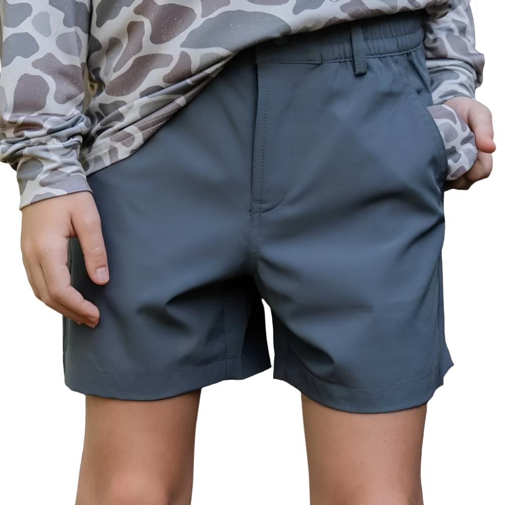 Burlebo Toddler Everyday Shorts - River Rock Grey KIDS - Baby - Baby Boy Clothing Burlebo   