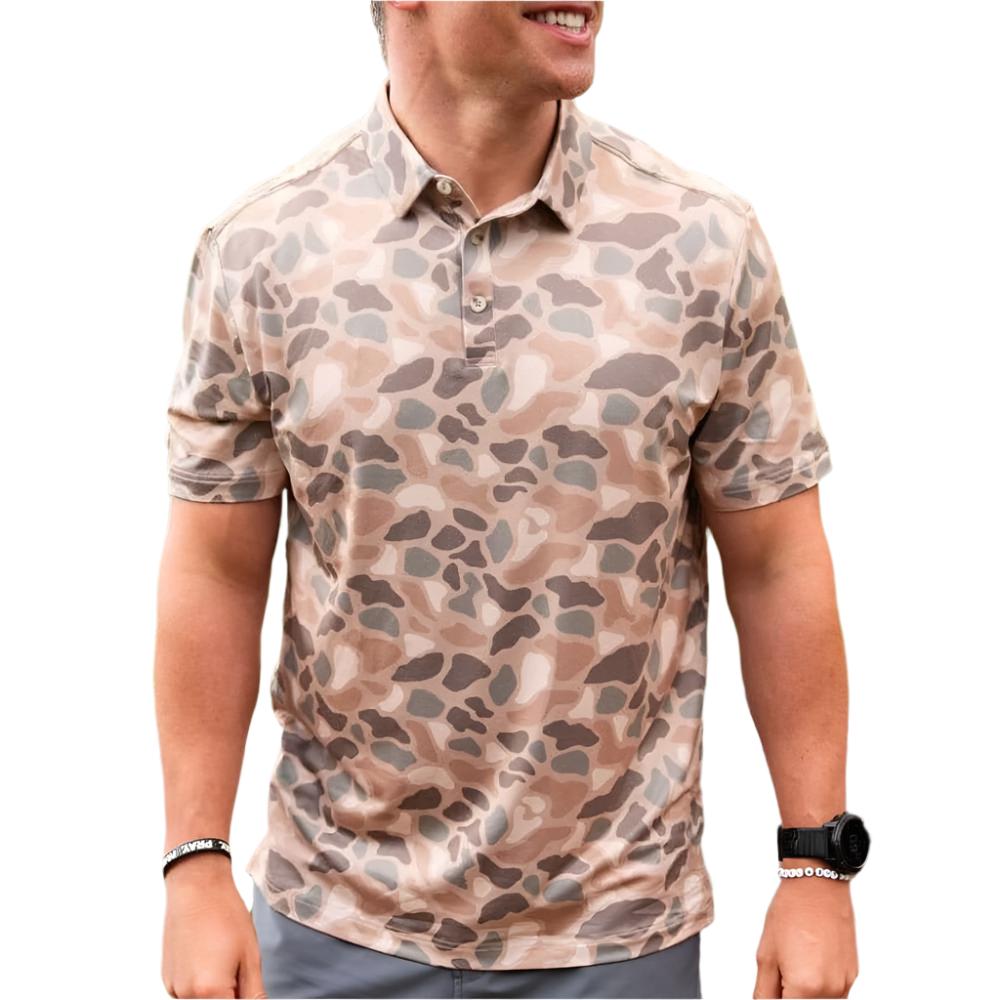 Burlebo Pintail Camo Performance Polo MEN - Clothing - Shirts - Short Sleeve Shirts Burlebo   