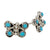 Turquoise Butterfly Stud Earrings WOMEN - Accessories - Jewelry - Earrings Al Zuni   