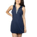 Johnny Collar Sea Blue Mini Dress WOMEN - Clothing - Dresses RD International