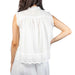 Tin Haul Women's Sleeveless Embroidery Applique White Blouse WOMEN - Clothing - Tops - Sleeveless Tin Haul