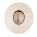 American Two Tone Vented Tan/Ivory Open Crown Straw Hat - 4 1/4" HATS - STRAW HATS American Hat Co.