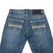 Rock & Roll Denim Men's Revolver Feather Stitch Embroidered Bootcut Jean MEN - Clothing - Jeans Panhandle