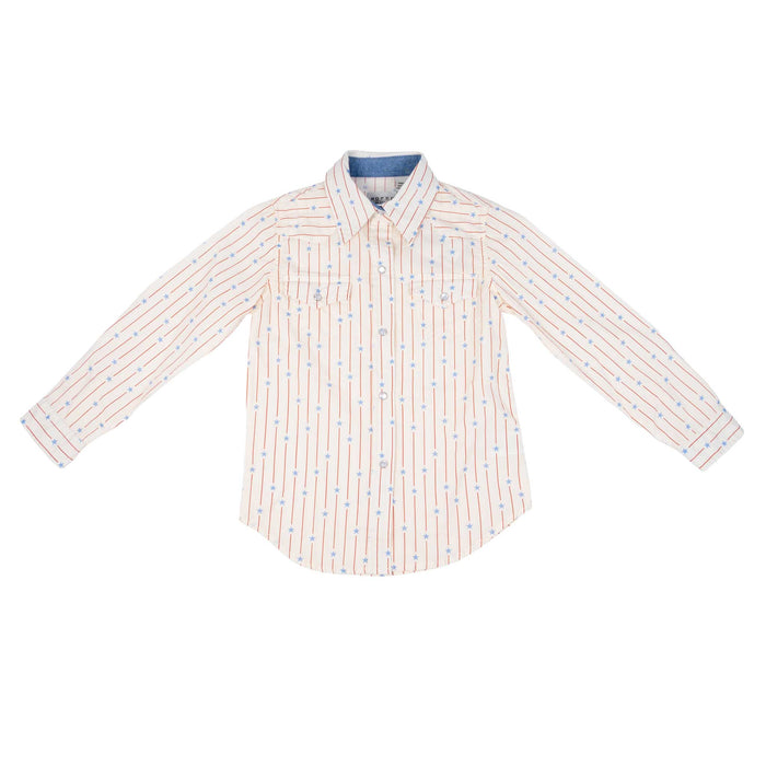 Roper Boy's Western Stars & Stripes Snap Shirt KIDS - Girls - Clothing - Tops - Long Sleeve Tops Roper Apparel & Footwear