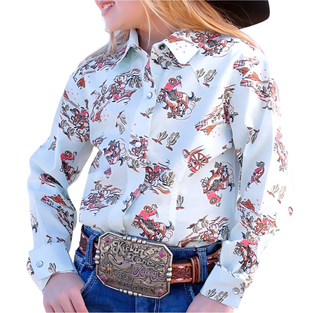 Cruel Girl's Western Scene Shirt KIDS - Girls - Clothing - Tops - Long Sleeve Tops Cruel Denim