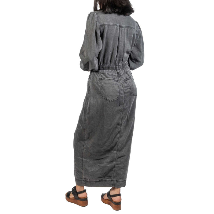 Panhandle Slim Women's Long Denim Black Dress